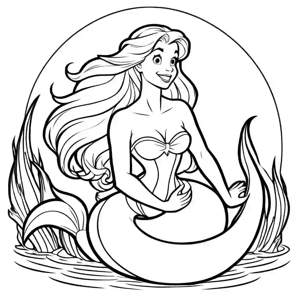 The Little Mermaid coloring pages